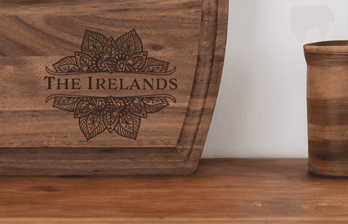 Mandala Two Personalized Cutting Board