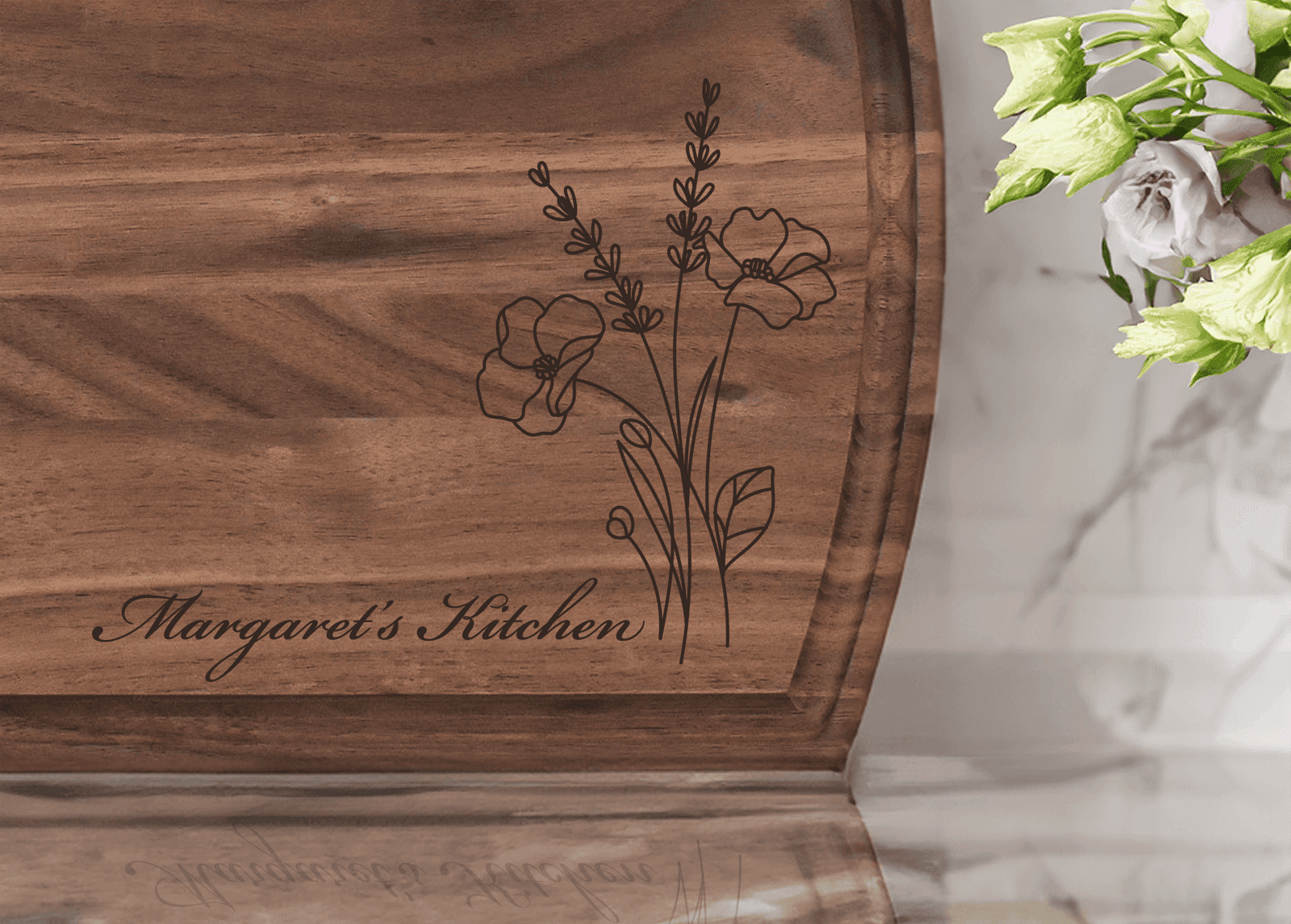 Margaret's Kitchen Personalized Cutting Board