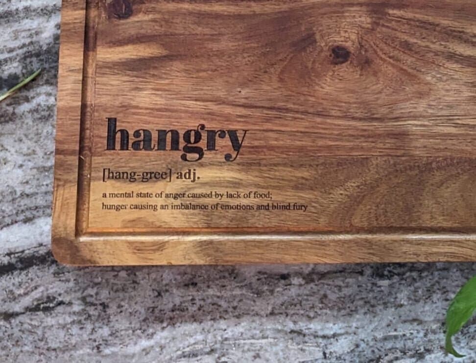 Hangry Cutting Board