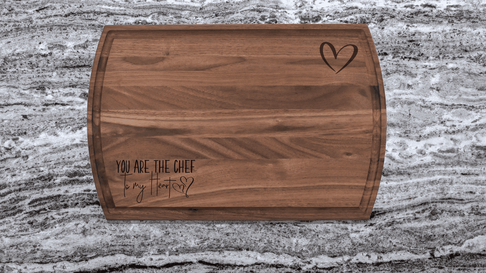 You Are The Chef To My Heart Cutting Board