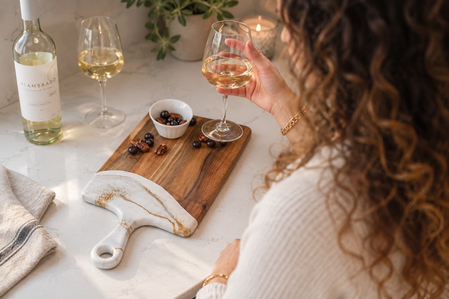 Coco Bolo epoxy serving board