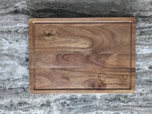 House Warming Key Engraving Cutting Board