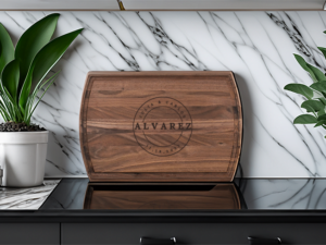 The Classic Large Personalized Cutting Board
