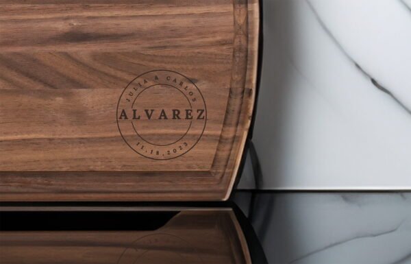 The classic personalized cutting board
