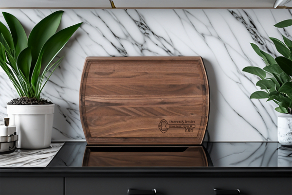 Key design personalized cutting board - image 2