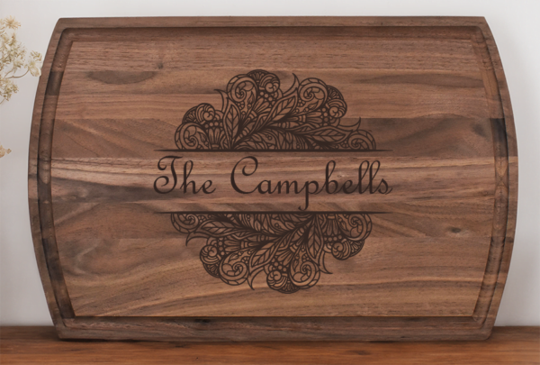 Mandala personalized cutting board - image 2