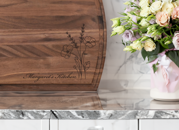 Margaret's kitchen personalized cutting board - image 2