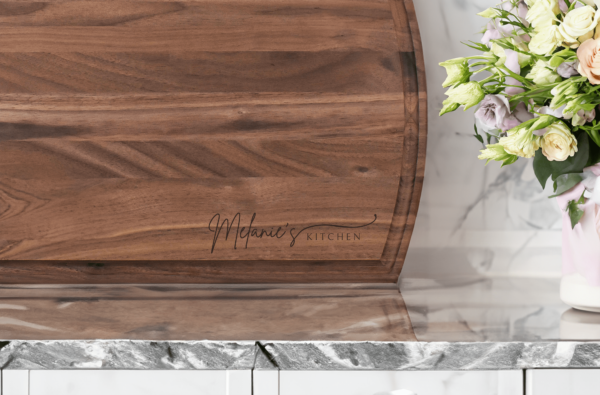 Melanie's kitchen personalized cutting board - image 3