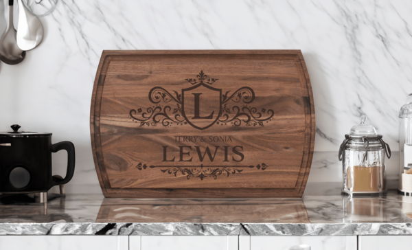 Regal family personalized cutting board - image 2