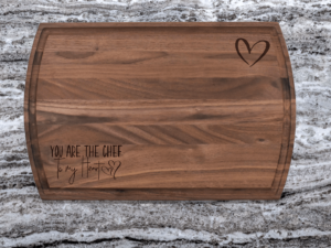 Kitchen Knives 4 You are the chef to my heart - cutting board
