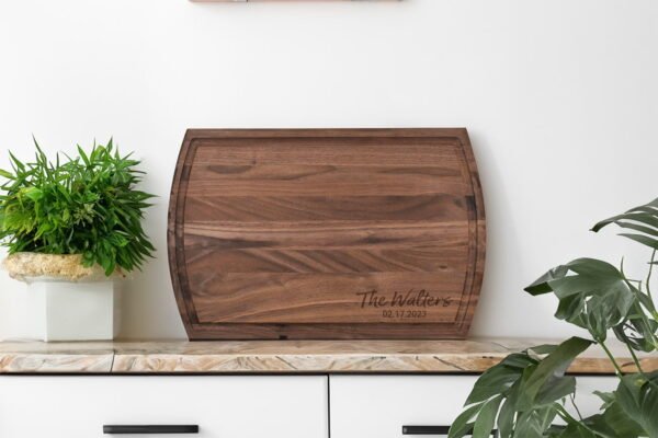 Classic surname personalized cutting board - image 3