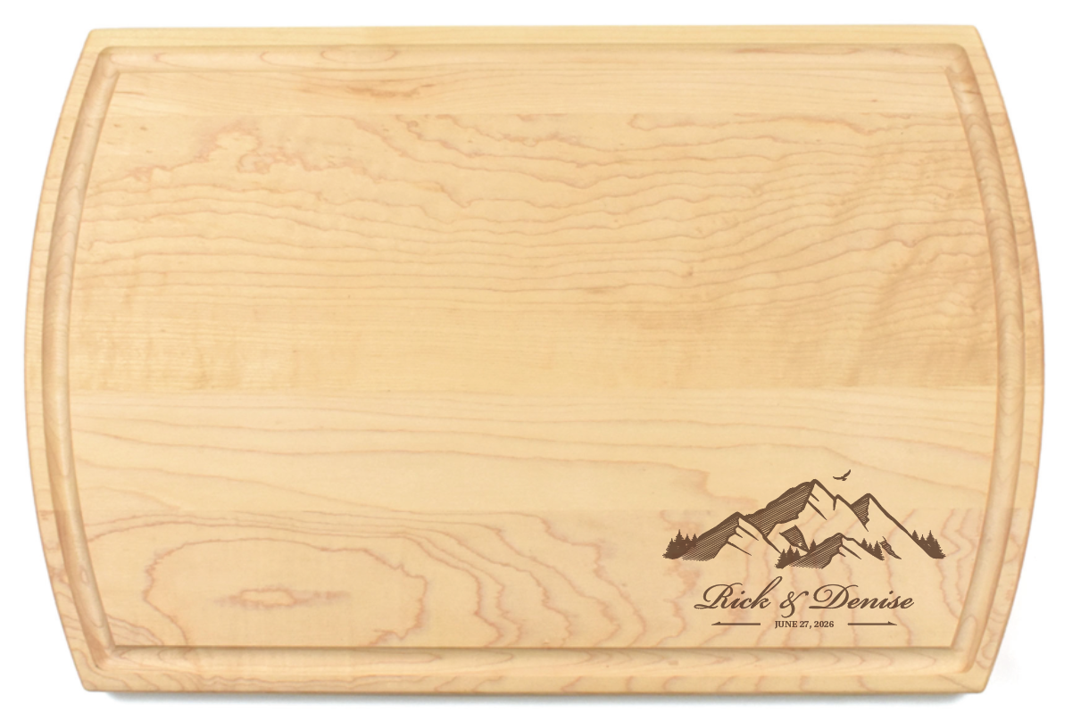 Mountain Landscape Personalized Cutting Board 5 Mountain Landscape Personalized Cutting Board - Image 5